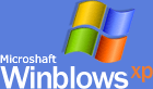 Microshaft Winblows XP Logo